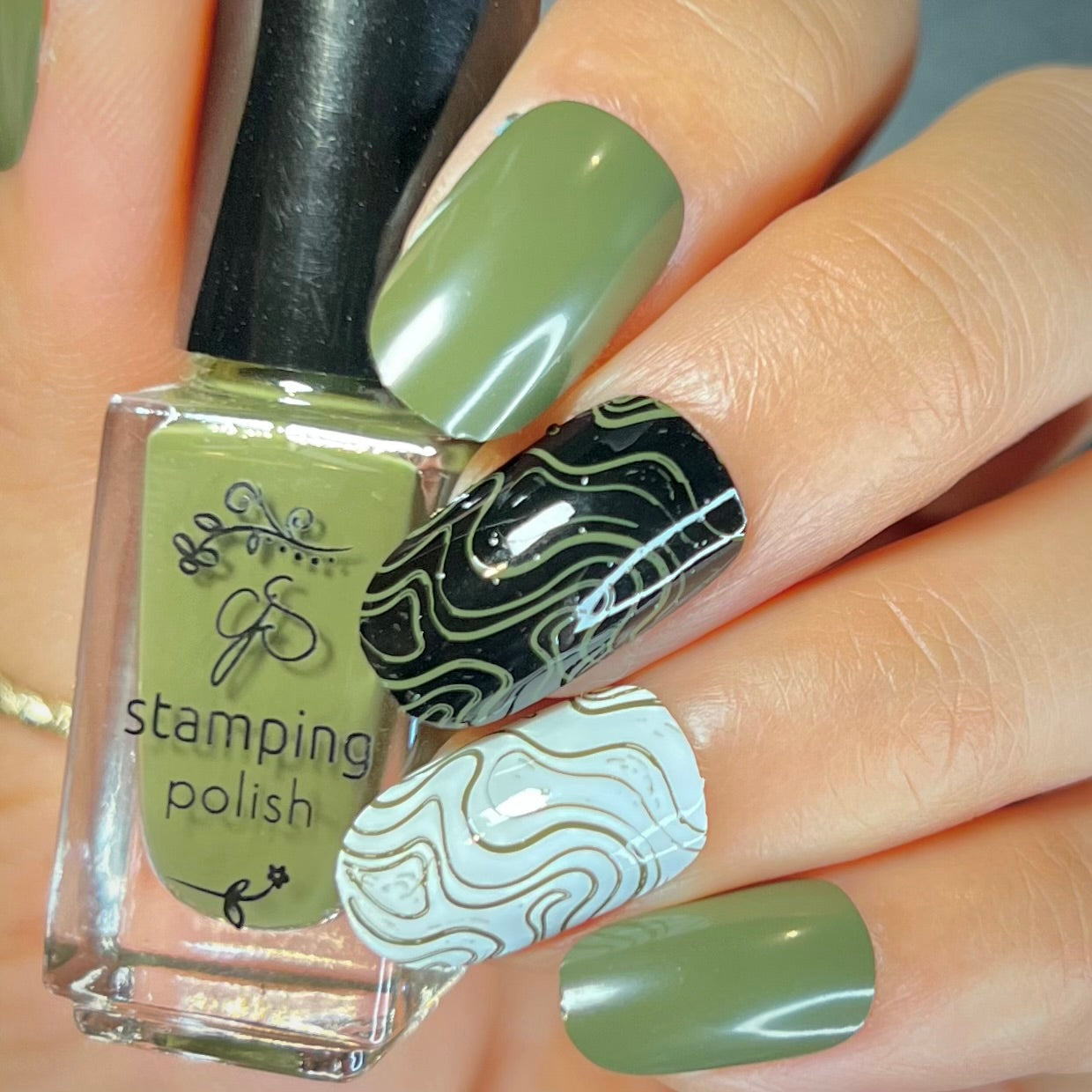 #217 Army Green - Nail Stamping Color (5 Free Formula)