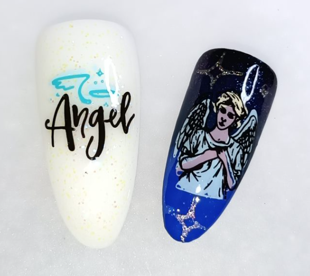 Heavenly Frost (CjSLE-08) Steel Nail Art Layered Stamping Plate