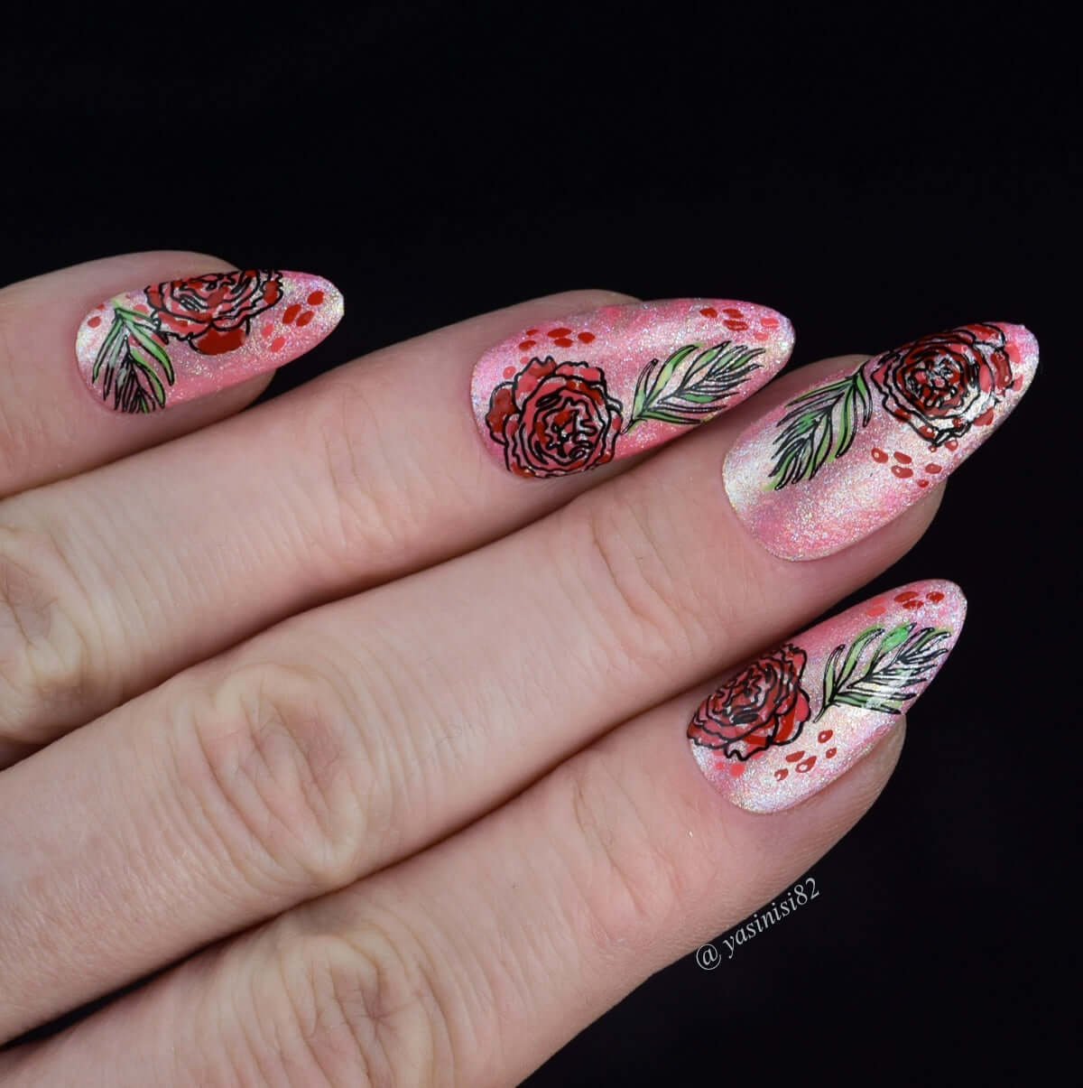 Artsy Line Art (CJS-334) Steel Nail Art Layered Stamping Plate