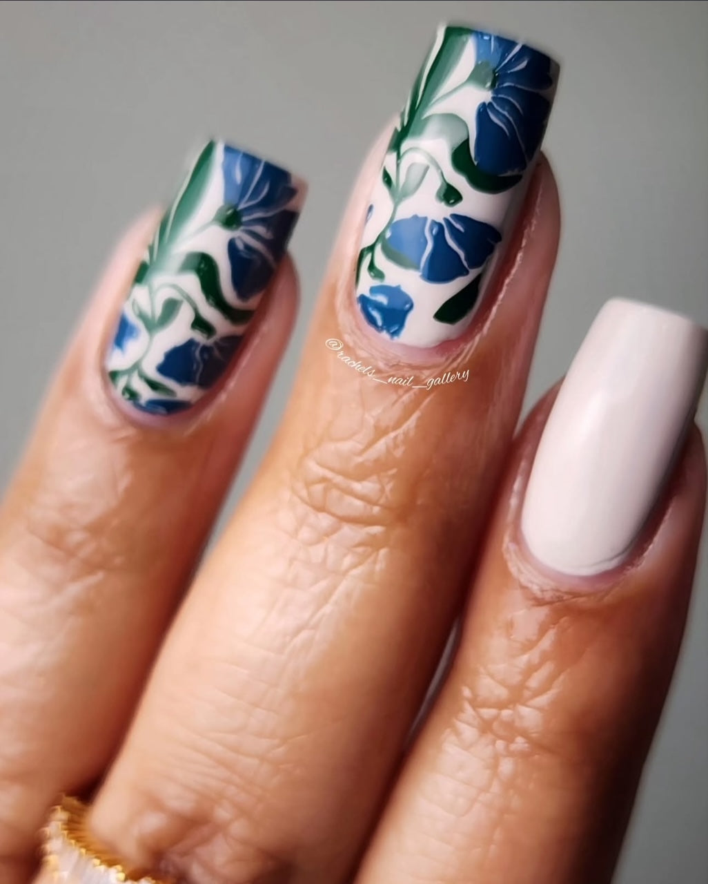 Inspire-Floral (CjS-364) Steel Nail Art Layered Stamping Plate
