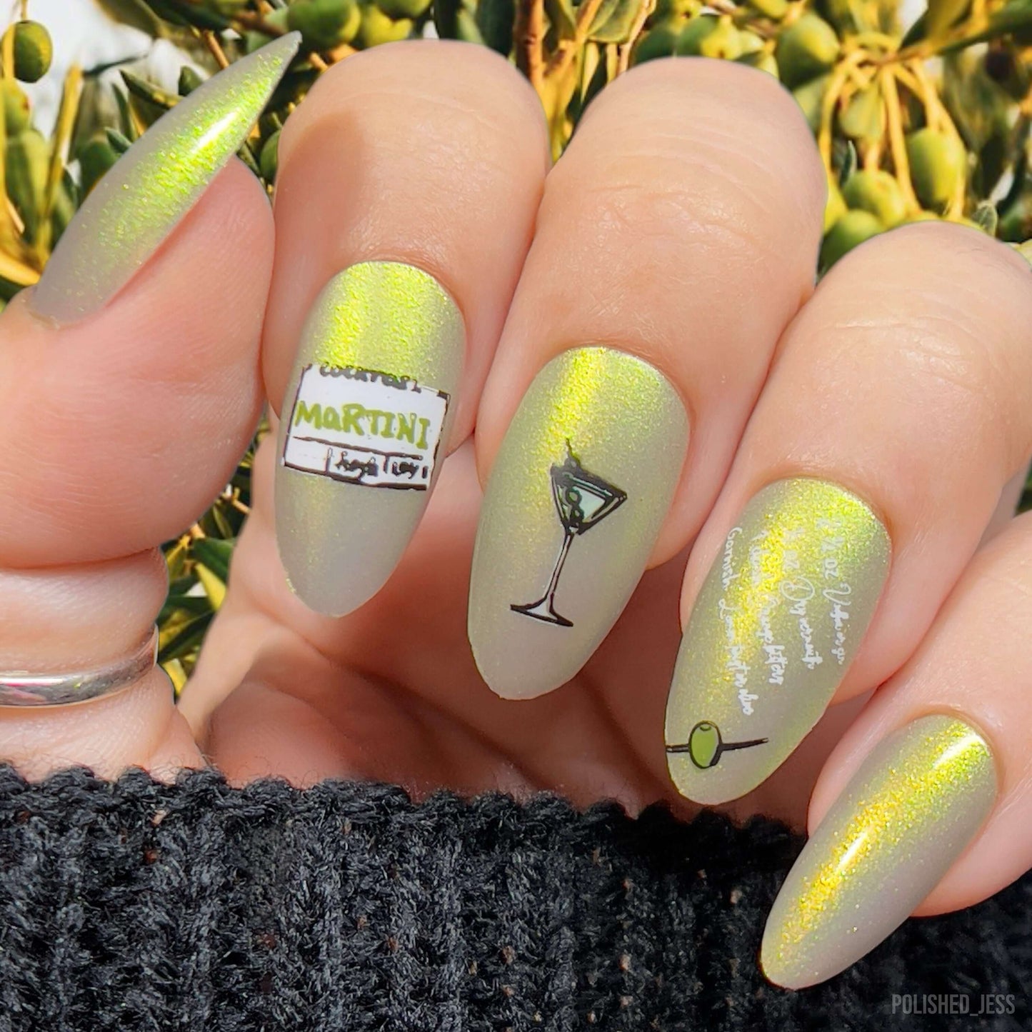 Happy Hour (CjS-367) Steel Nail Art Layered Stamping Plate