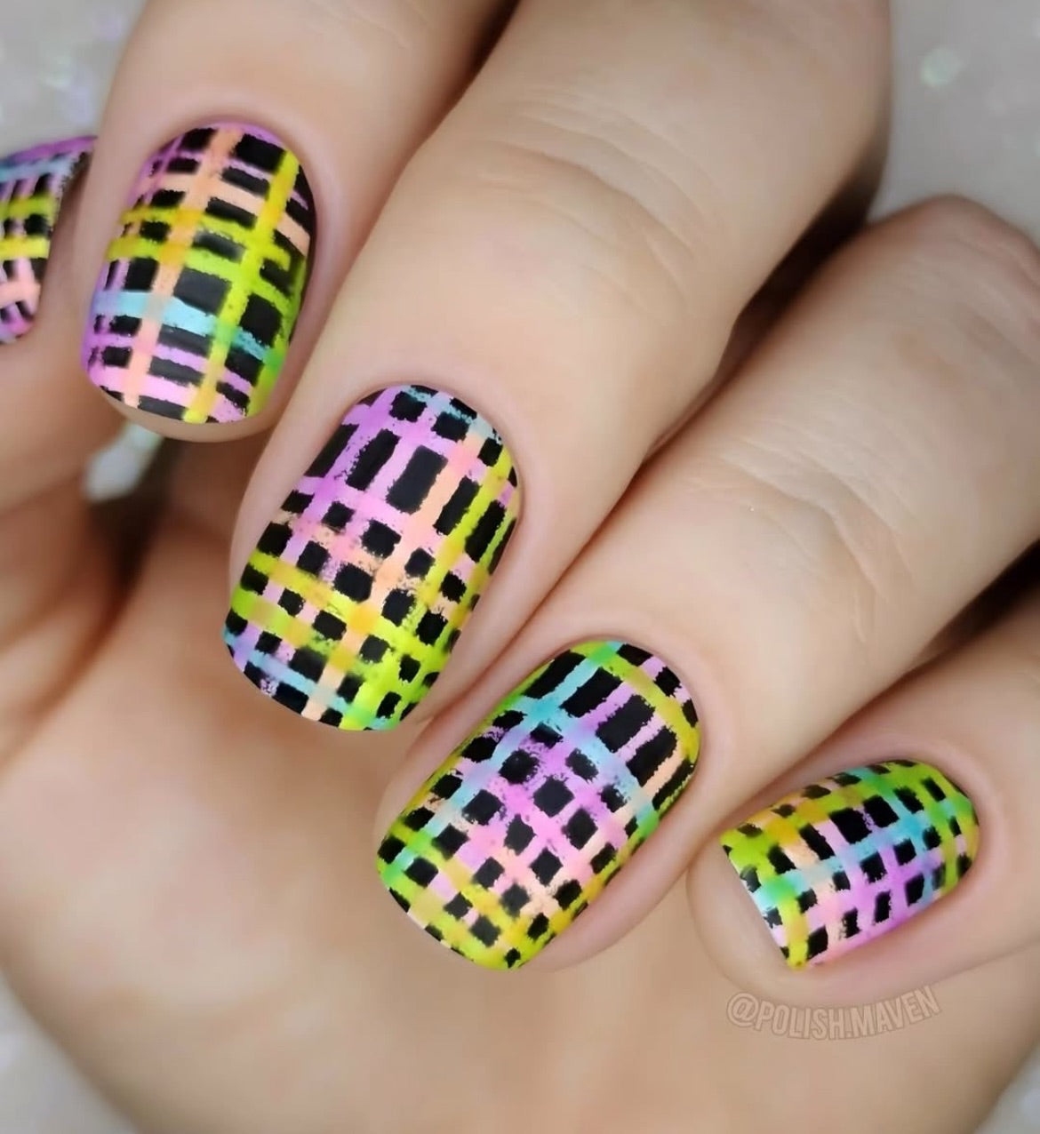 Winter Weave (CjS-375) Steel Nail Art Layered Stamping Plate
