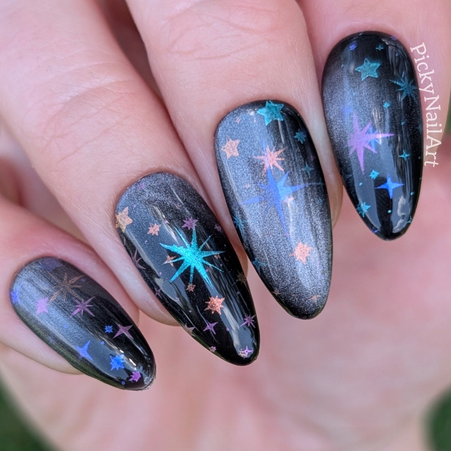 Twinkle Twinkle (CjS-384) Steel Nail Art Layered Stamping Plate