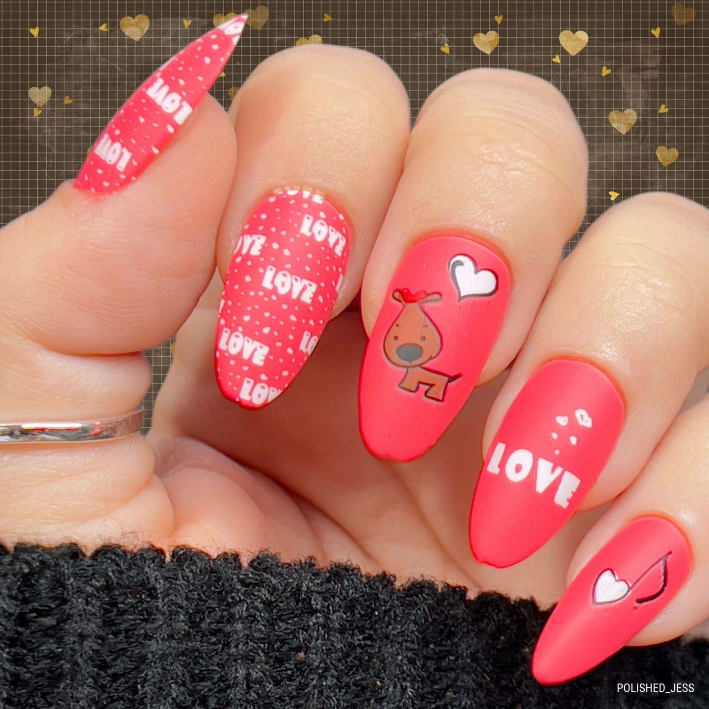 You're Pawfect (CjSV-51) Steel Nail Art Stamping Plat