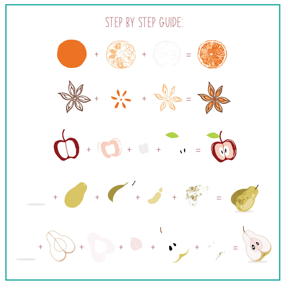 Autumn Orchard (CjS-372) Steel Nail Art Layered Stamping Plate