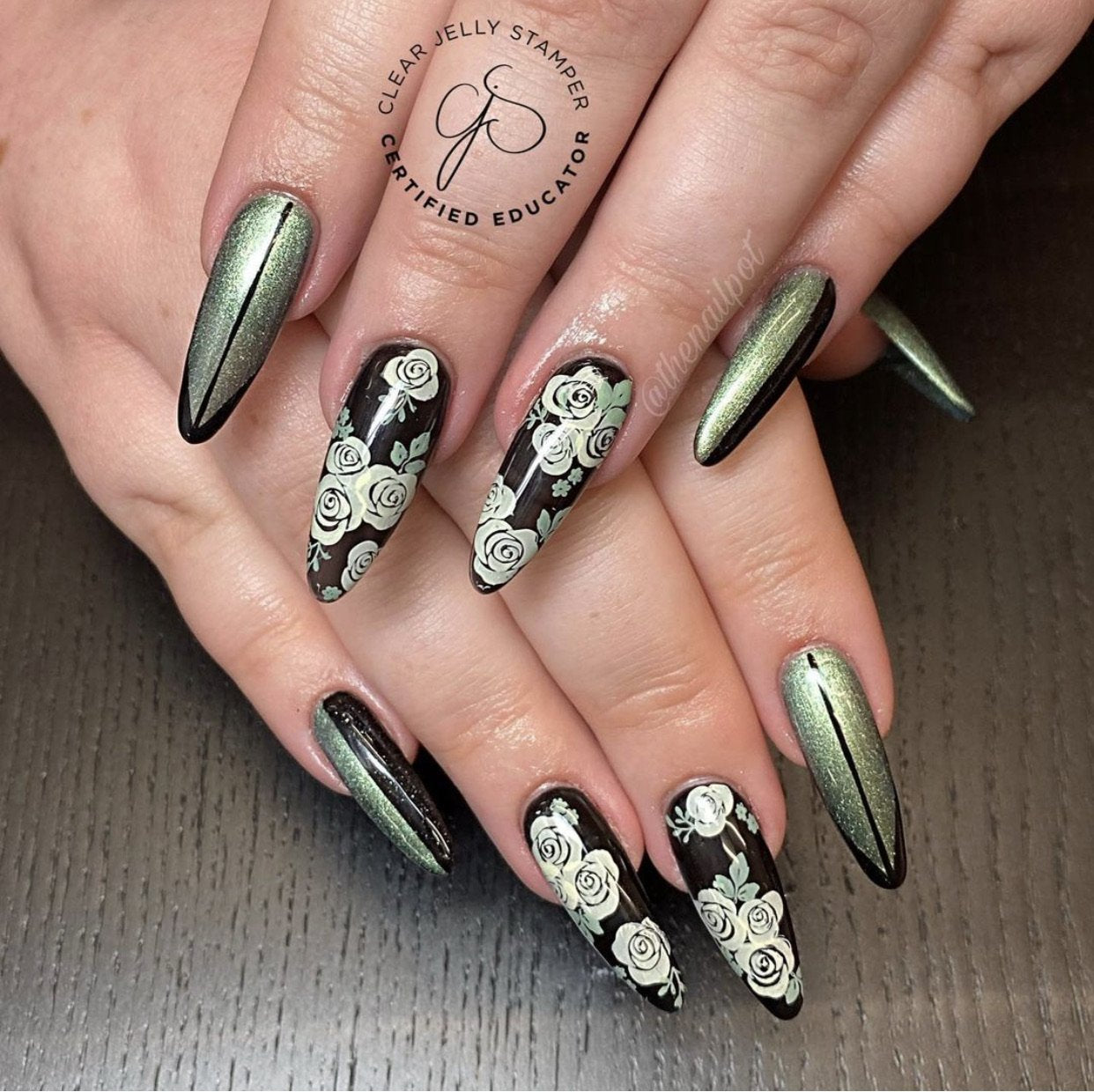 All is Rose-y (CjS-92) Steel Nail Art Layered Stamping Plate