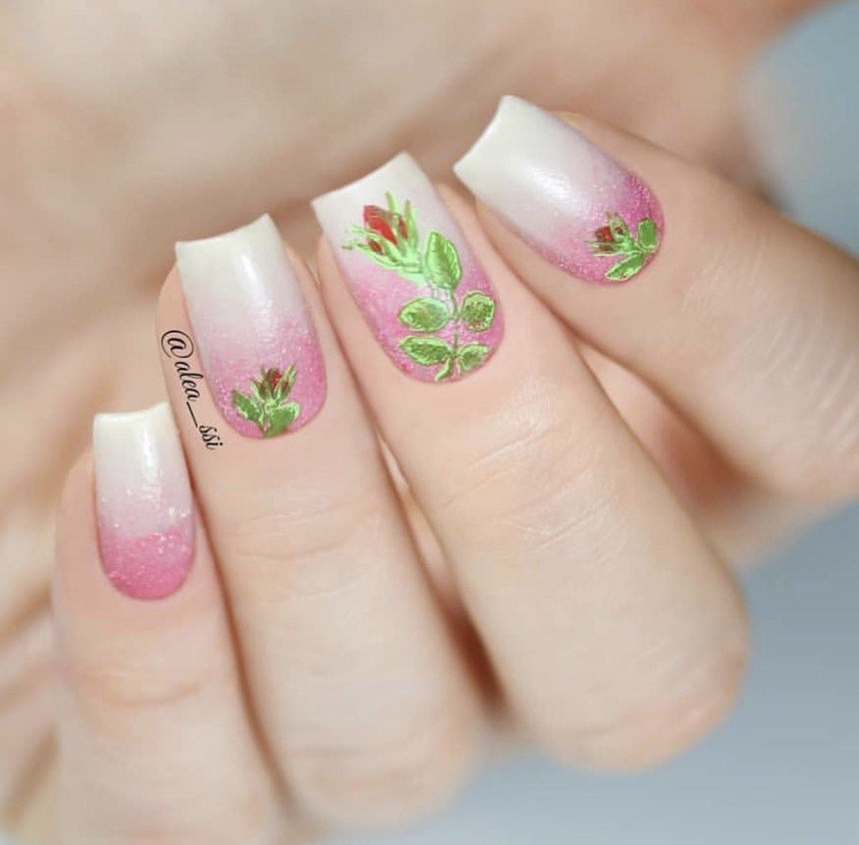 All is Rose-y (CjS-92) Steel Nail Art Layered Stamping Plate