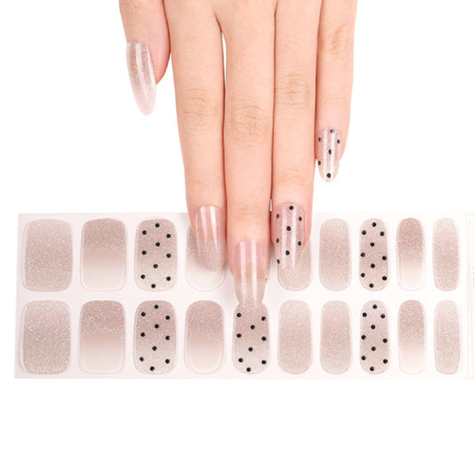 Clear Jelly Stamper Gel-ly Wraps - Shimmer & Dot Pattern (274)