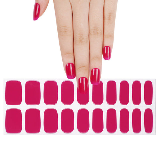 Clear Jelly Stamper Gel-ly Wraps - Fuchsia Pink (311)
