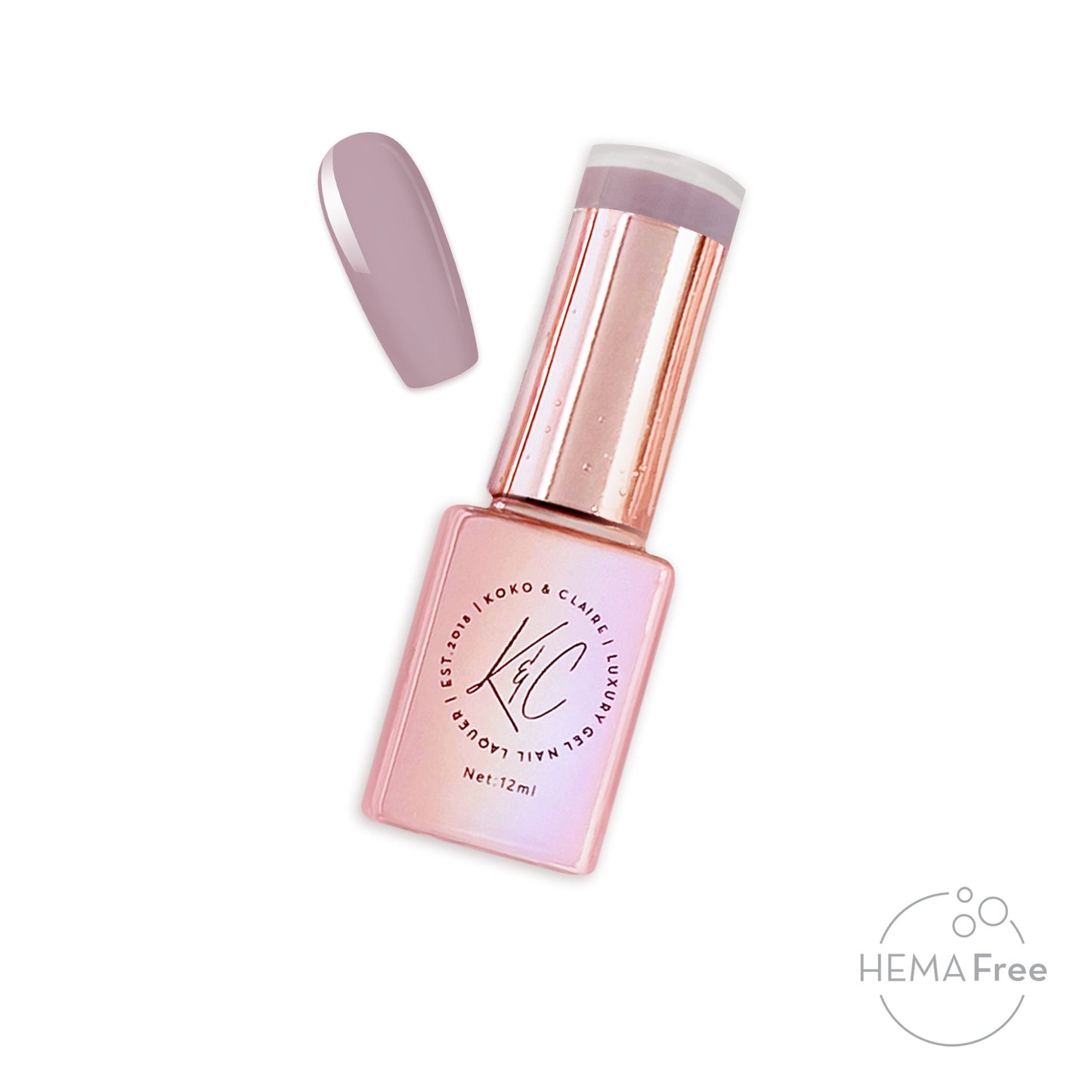 0570 Mellow Mauve (Hema-free) - KoKo & Claire Gel Polish