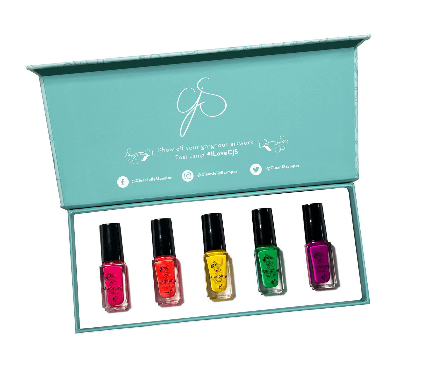 Stamping Polish Kit - Neon - Part 2 (5 Colors)