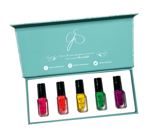 Stamping Polish Kit - Neon - Part 2 (5 Colors)