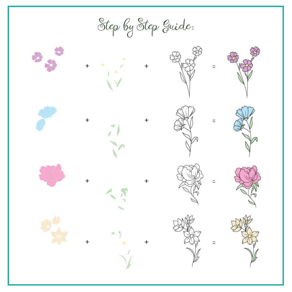 Take Your Pick (CjS-353) Steel Nail Art Layered Stamping Plate