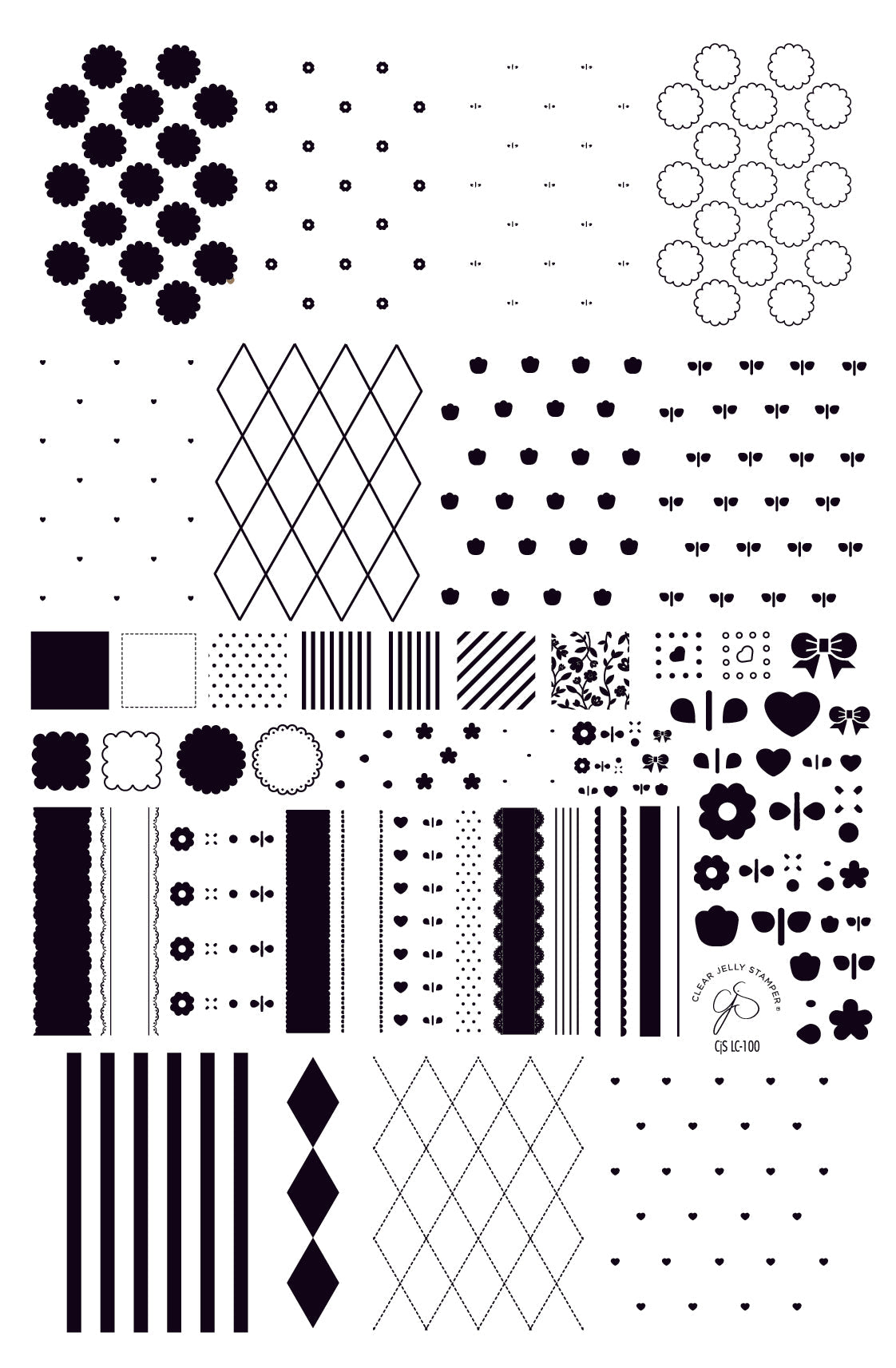Cozy Corner (CjS-383) Steel Nail Art Layered Stamping Plate