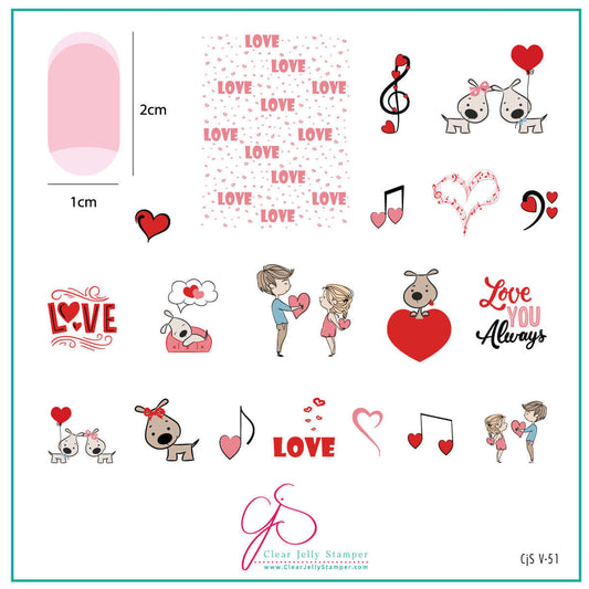 You're Pawfect (CjSV-51) Steel Nail Art Stamping Plat