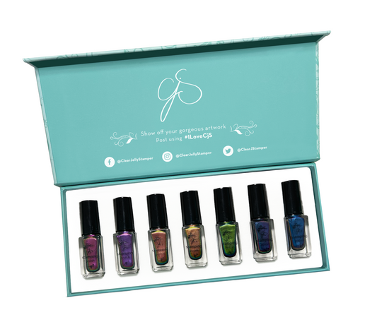 Stamping Polish Kit - Shifting Color Polish (Semi-Sheer 7pk)
