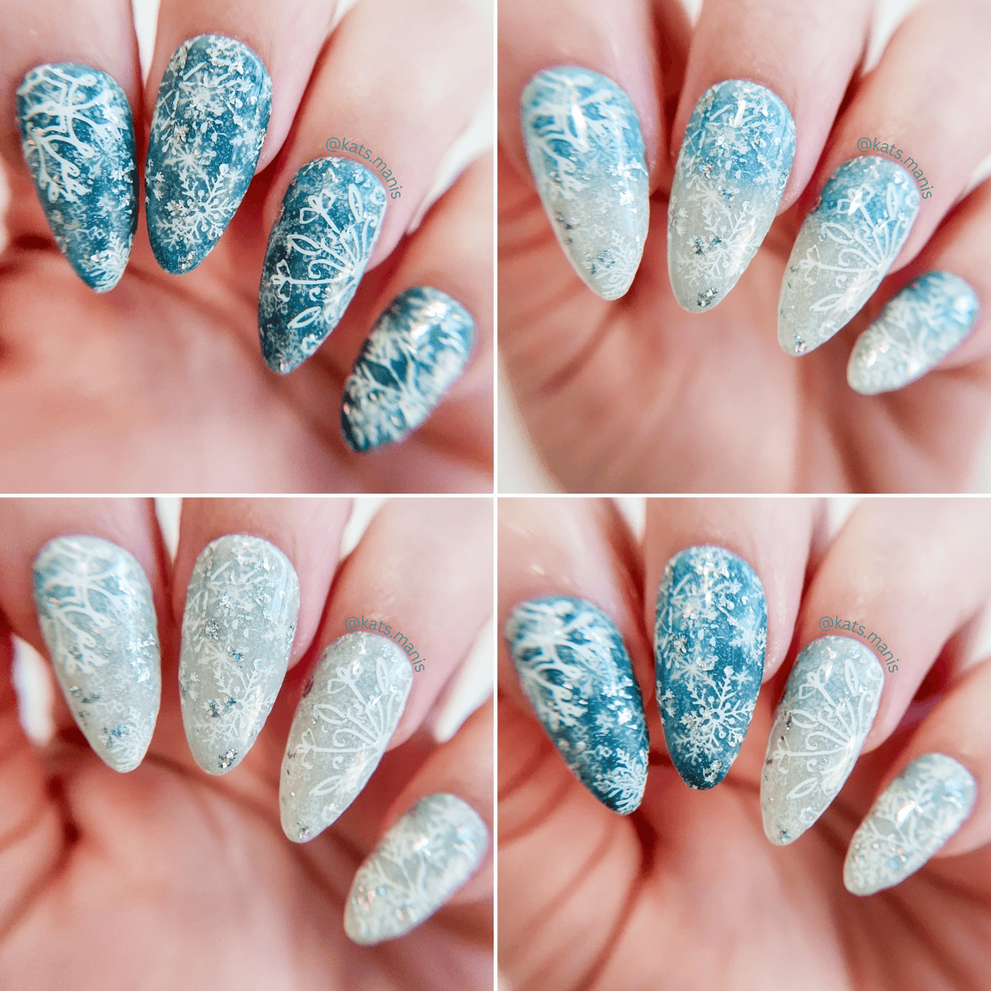Perfectly Imperfect (CjS-328) Steel Nail Art Layered Stamping Plate