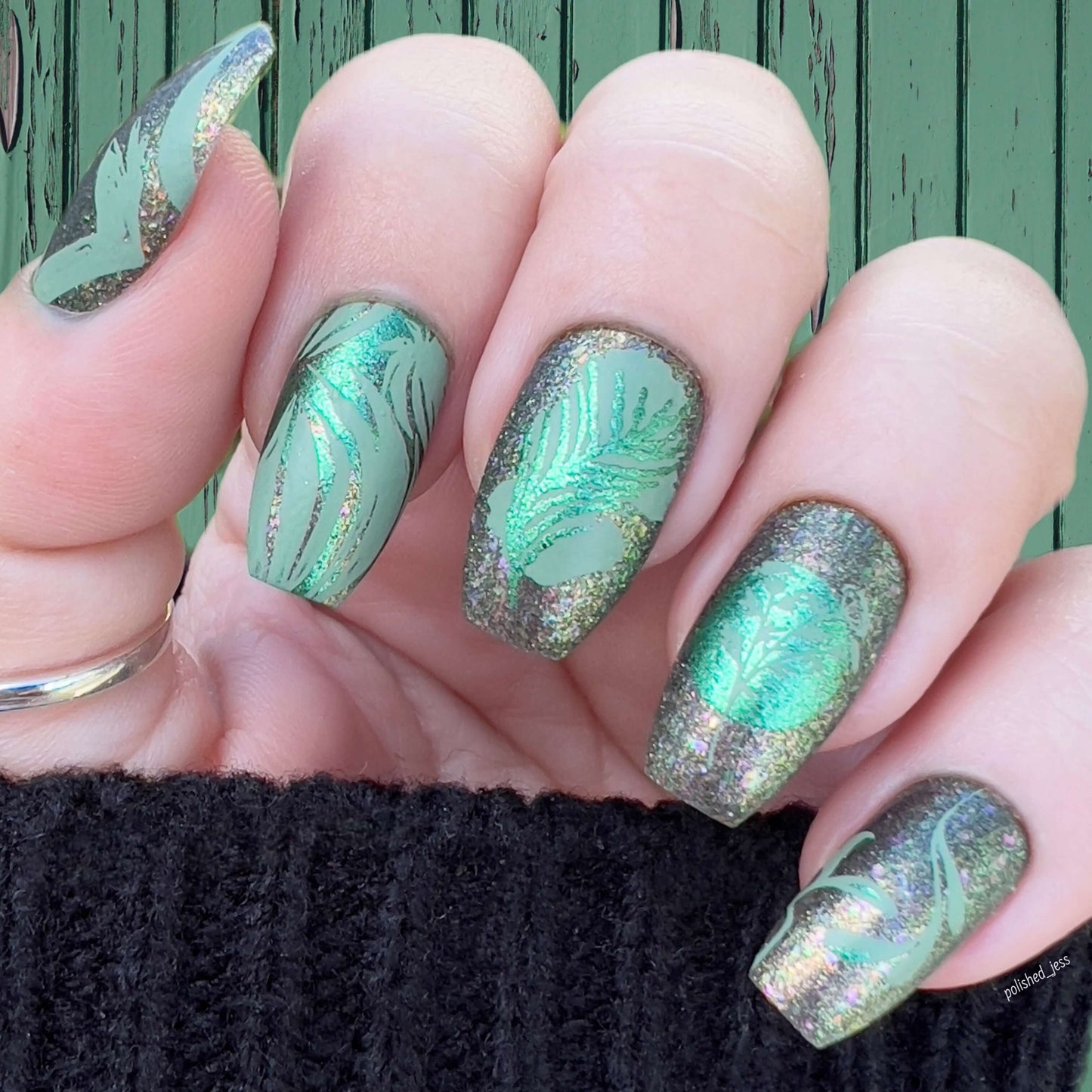 Modern Muse (CJS-329) Steel Nail Art Layered Stamping Plate