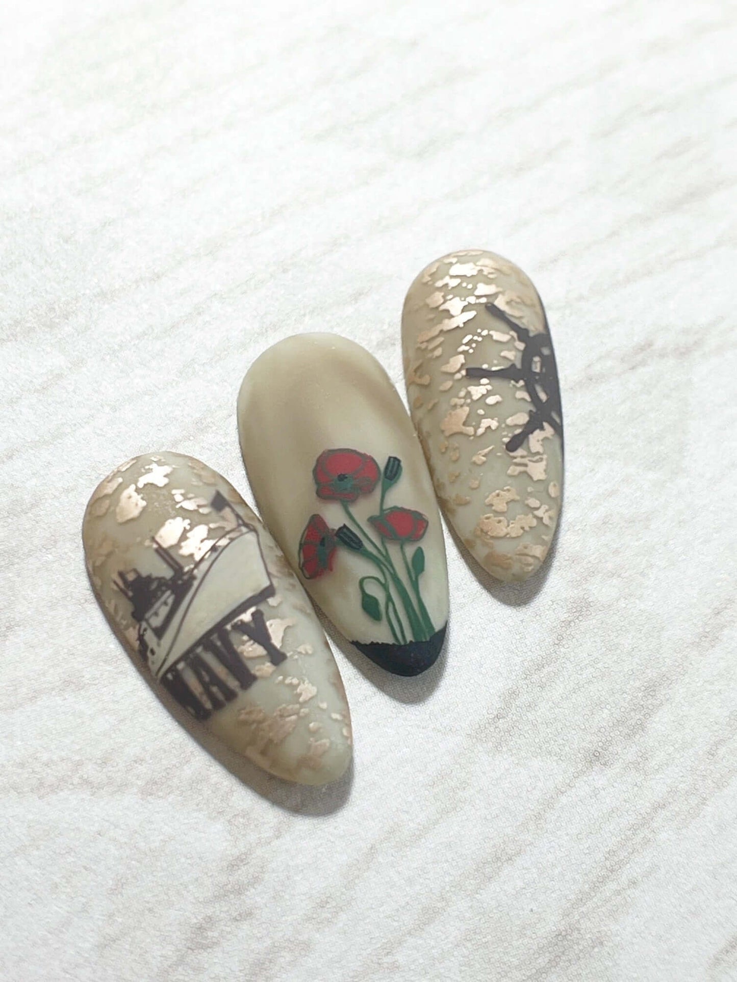 Military (CjS-331) Steel Nail Art Layered Stamping Plate