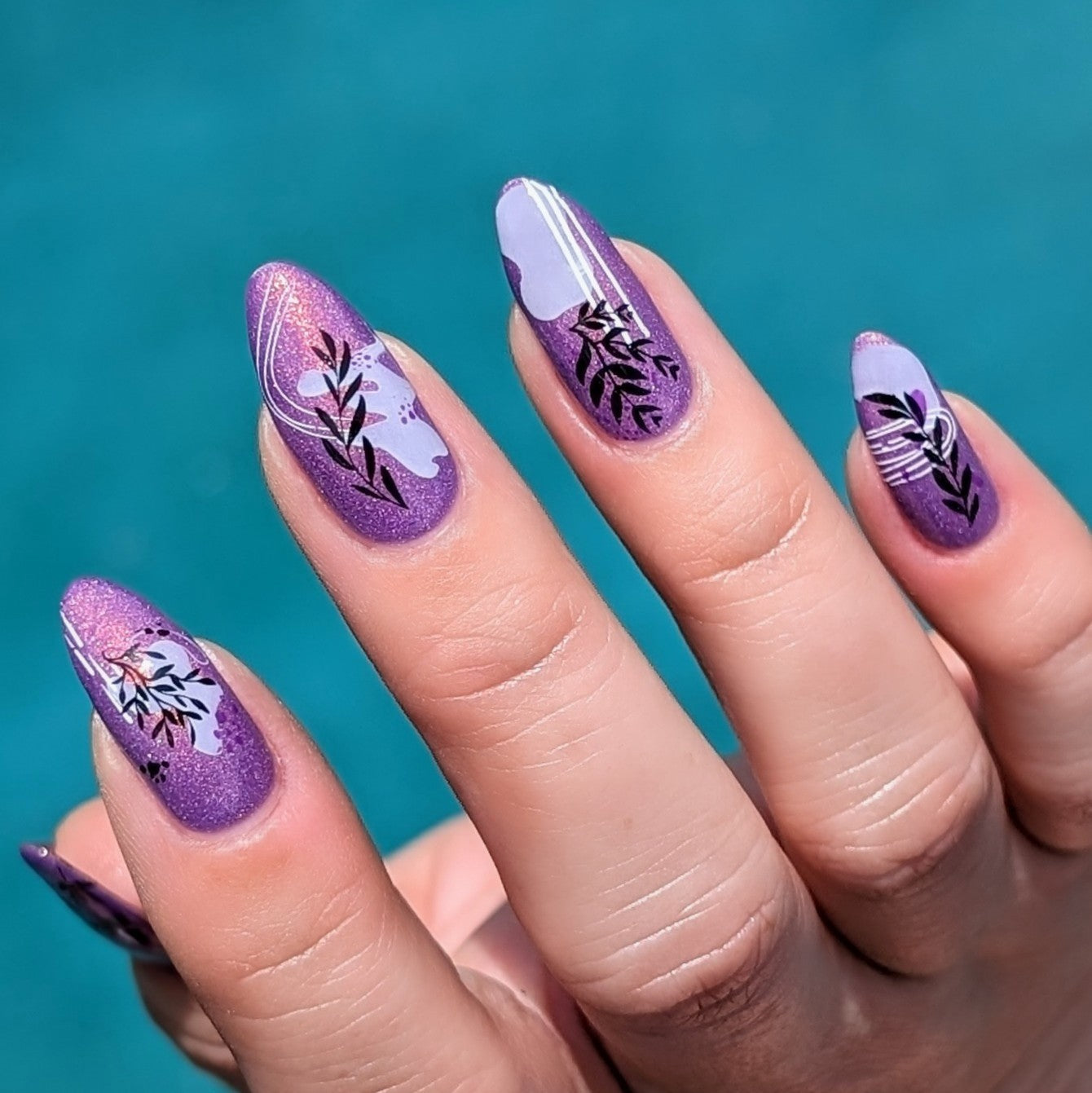 Modern Muse 2 (CJS-335) Steel Nail Art Layered Stamping Plate
