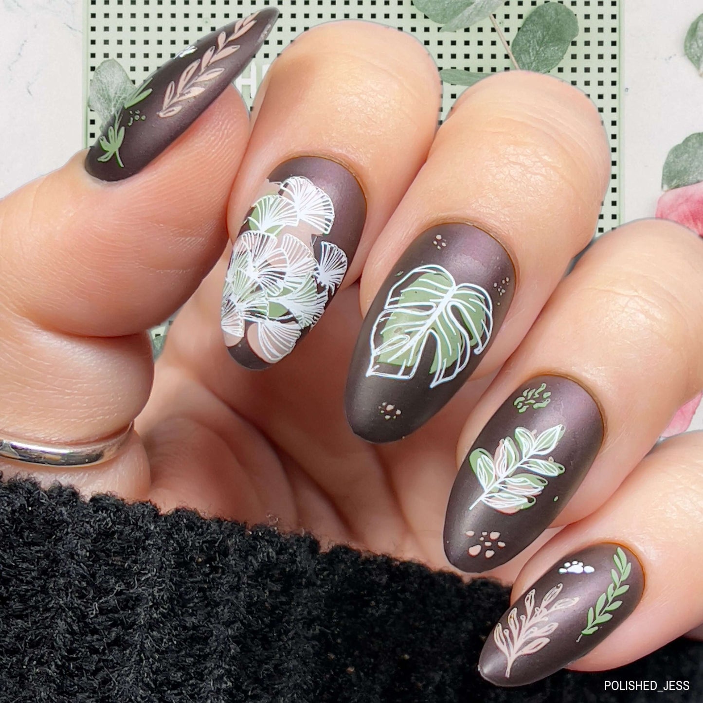 Modern Muse 2 (CJS-335) Steel Nail Art Layered Stamping Plate
