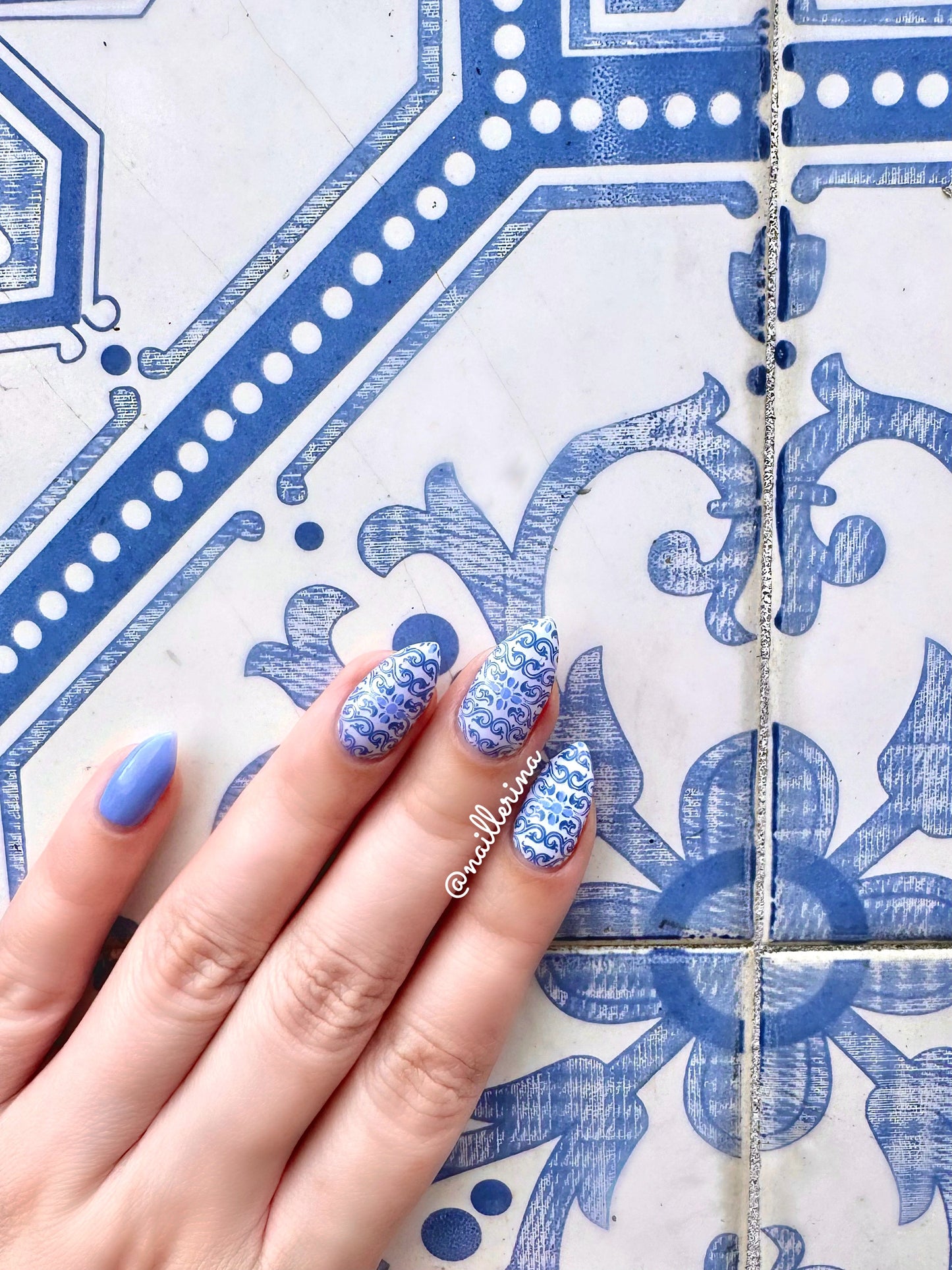 Full Nail Fab - Blissful Baroque (CJS-338) Steel Nail Art Layered Stamping Plate