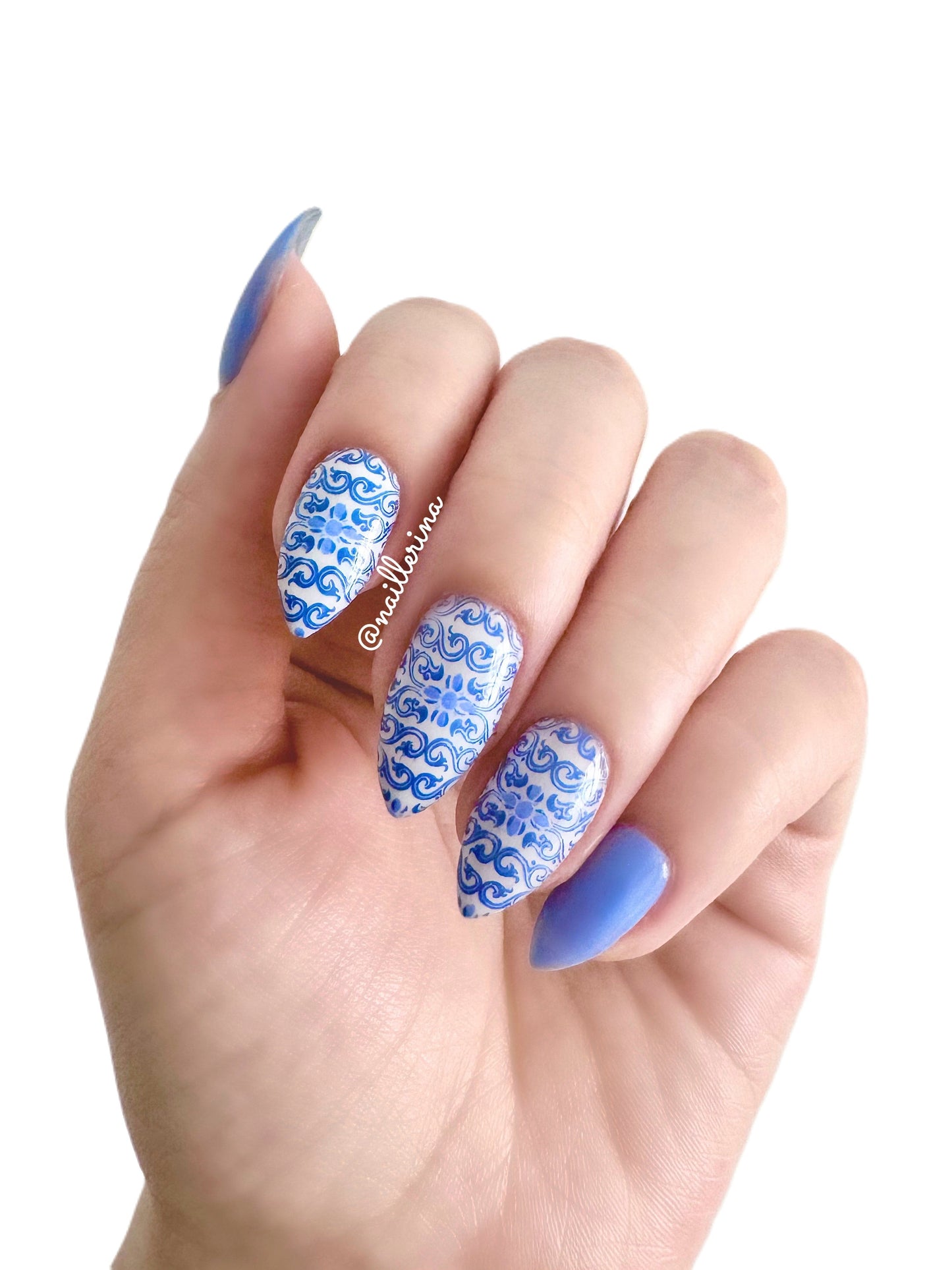 Full Nail Fab - Blissful Baroque (CJS-338) Steel Nail Art Layered Stamping Plate