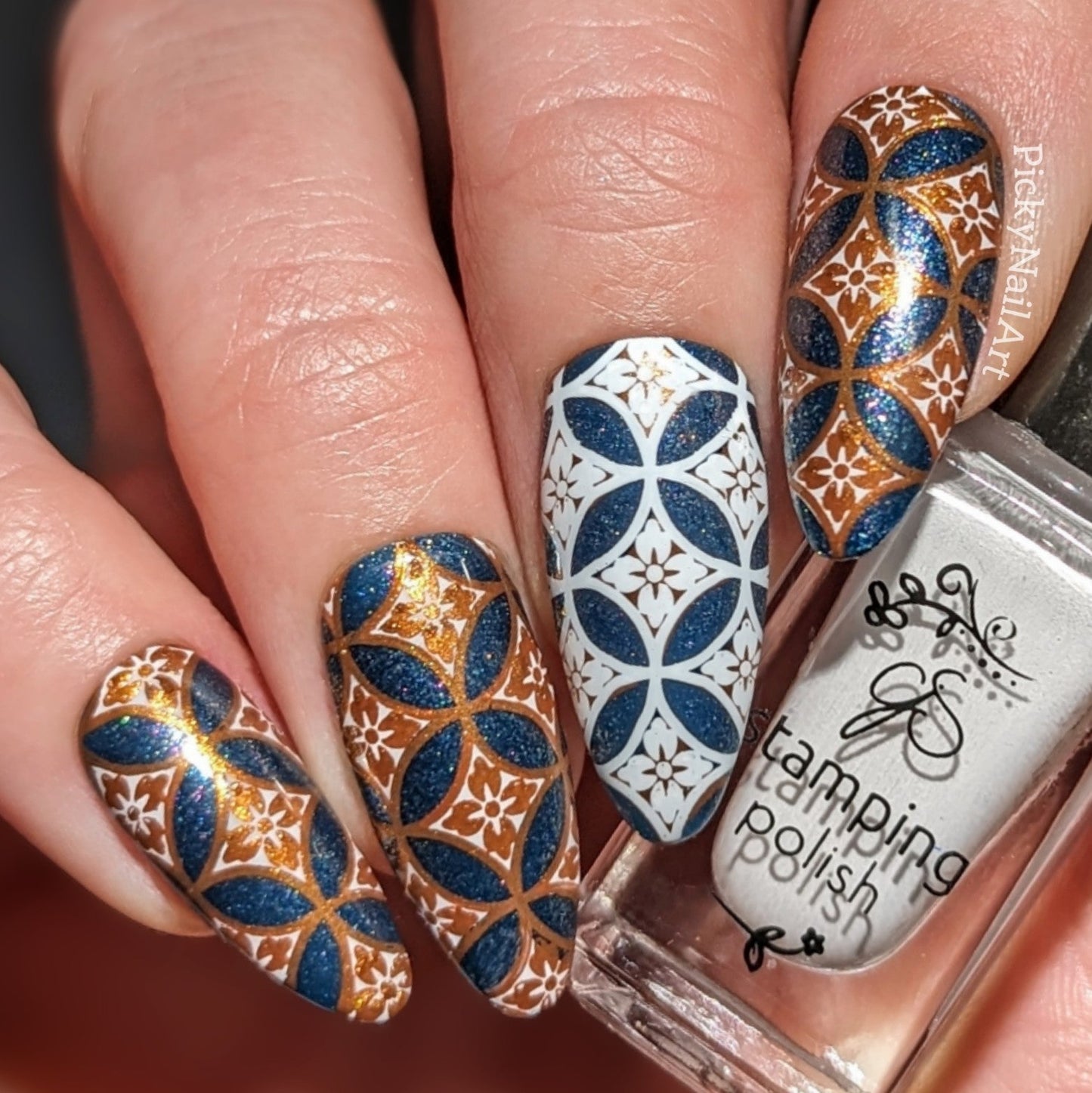 Full Nail Fab - Blissful Baroque (CJS-338) Steel Nail Art Layered Stamping Plate