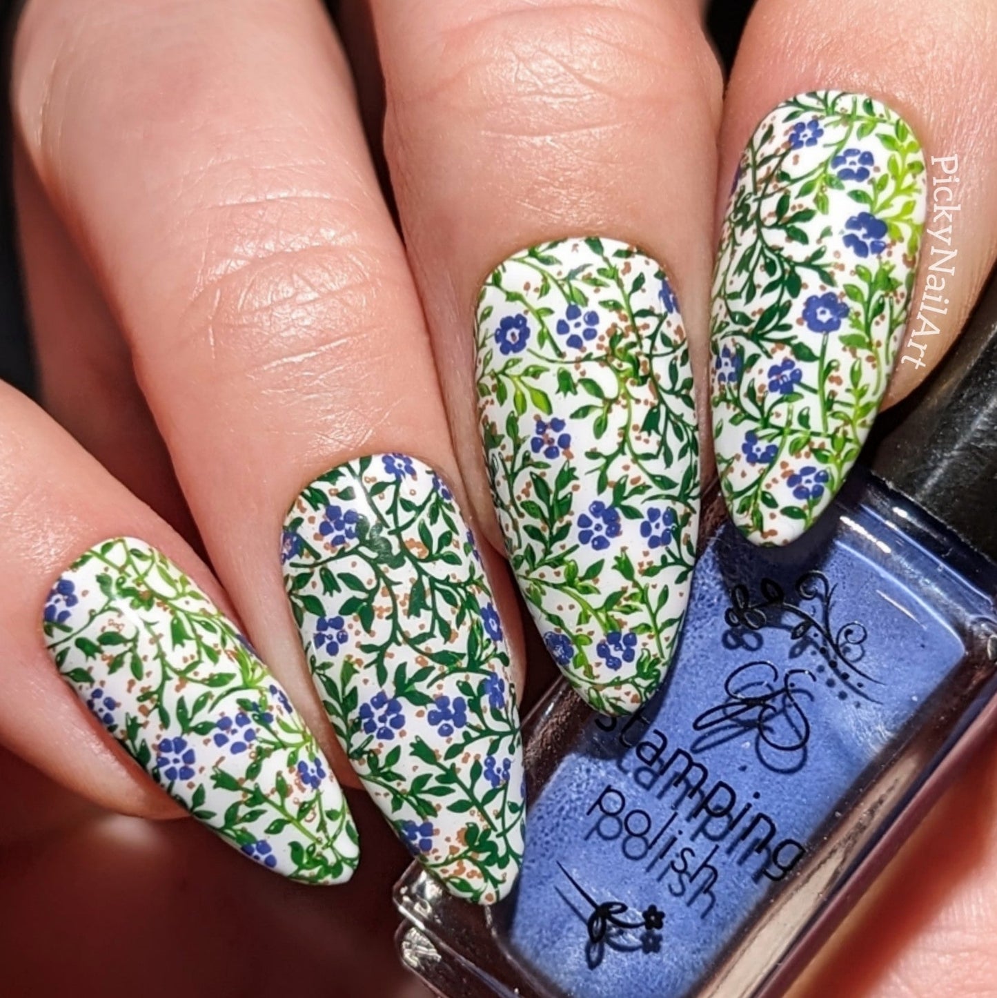 Full Nail Fab - Floral Baroque Geo (CJS-339) Steel Nail Art Layered Stamping Plate