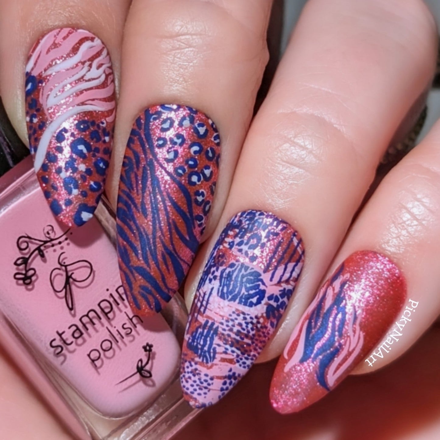 Let's Get Wild! (CJS-340) Steel Nail Art Layered Stamping Plate