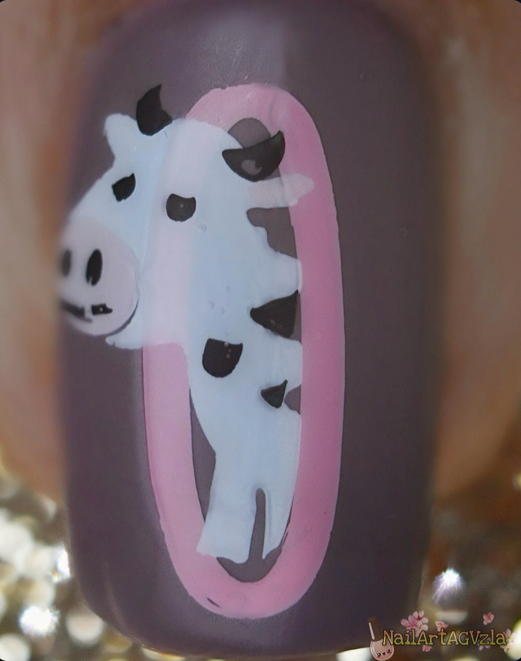 Udderly Adorable! (CjS-355) Steel Nail Art Layered Stamping Plate