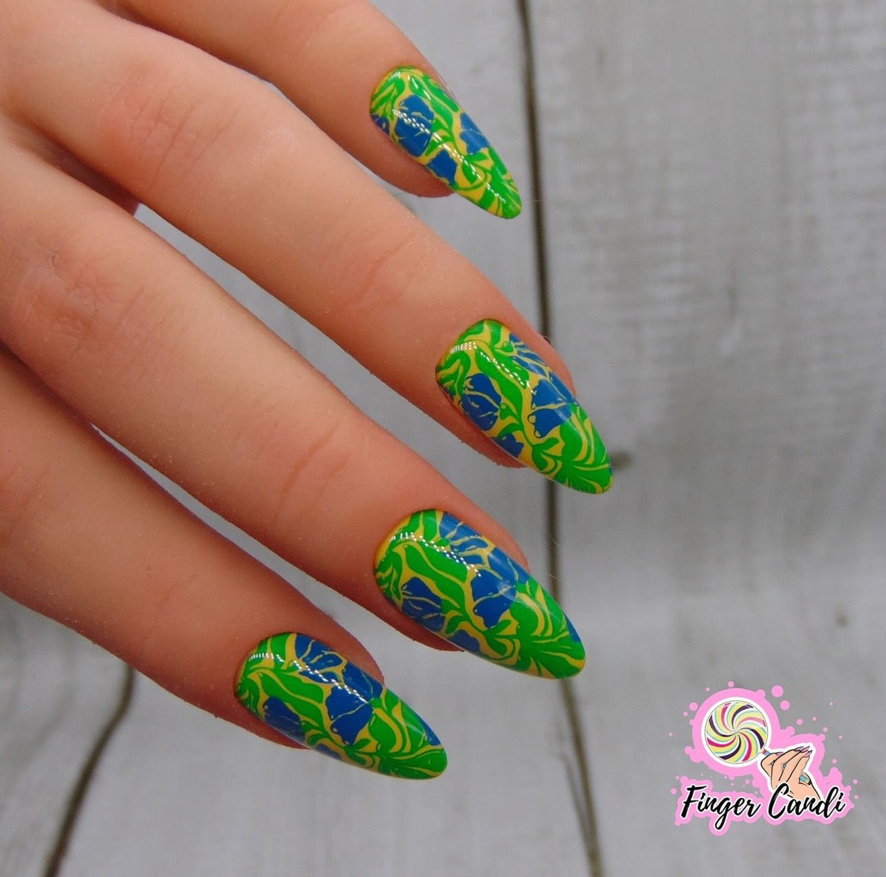 Inspire-Floral (CjS-364) Steel Nail Art Layered Stamping Plate