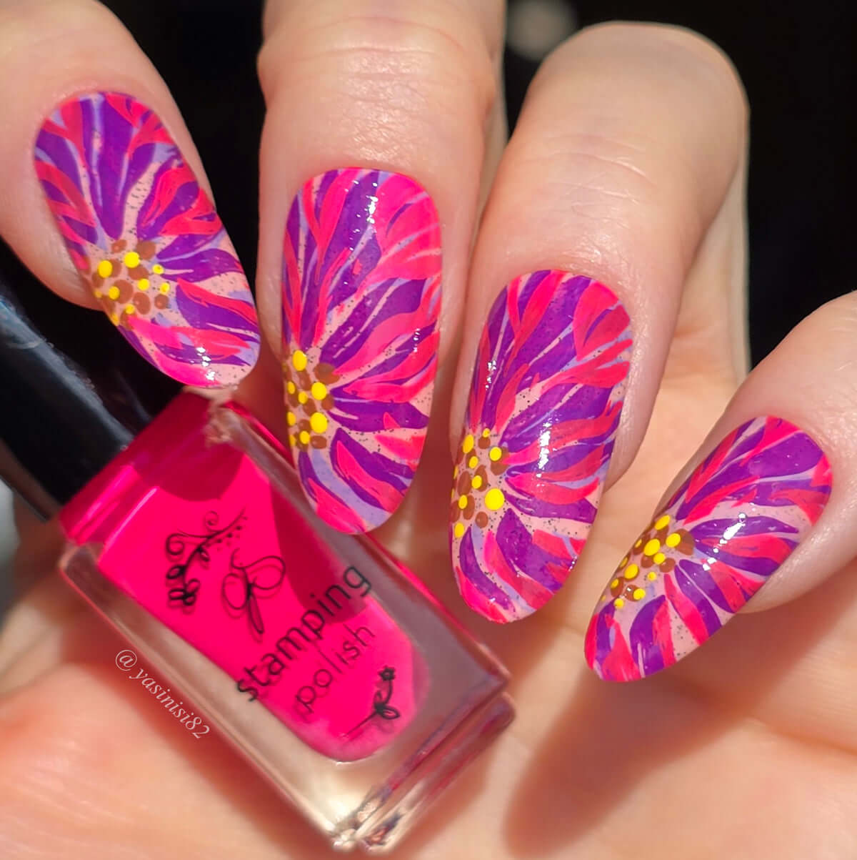 Inspire-Floral (CjS-364) Steel Nail Art Layered Stamping Plate
