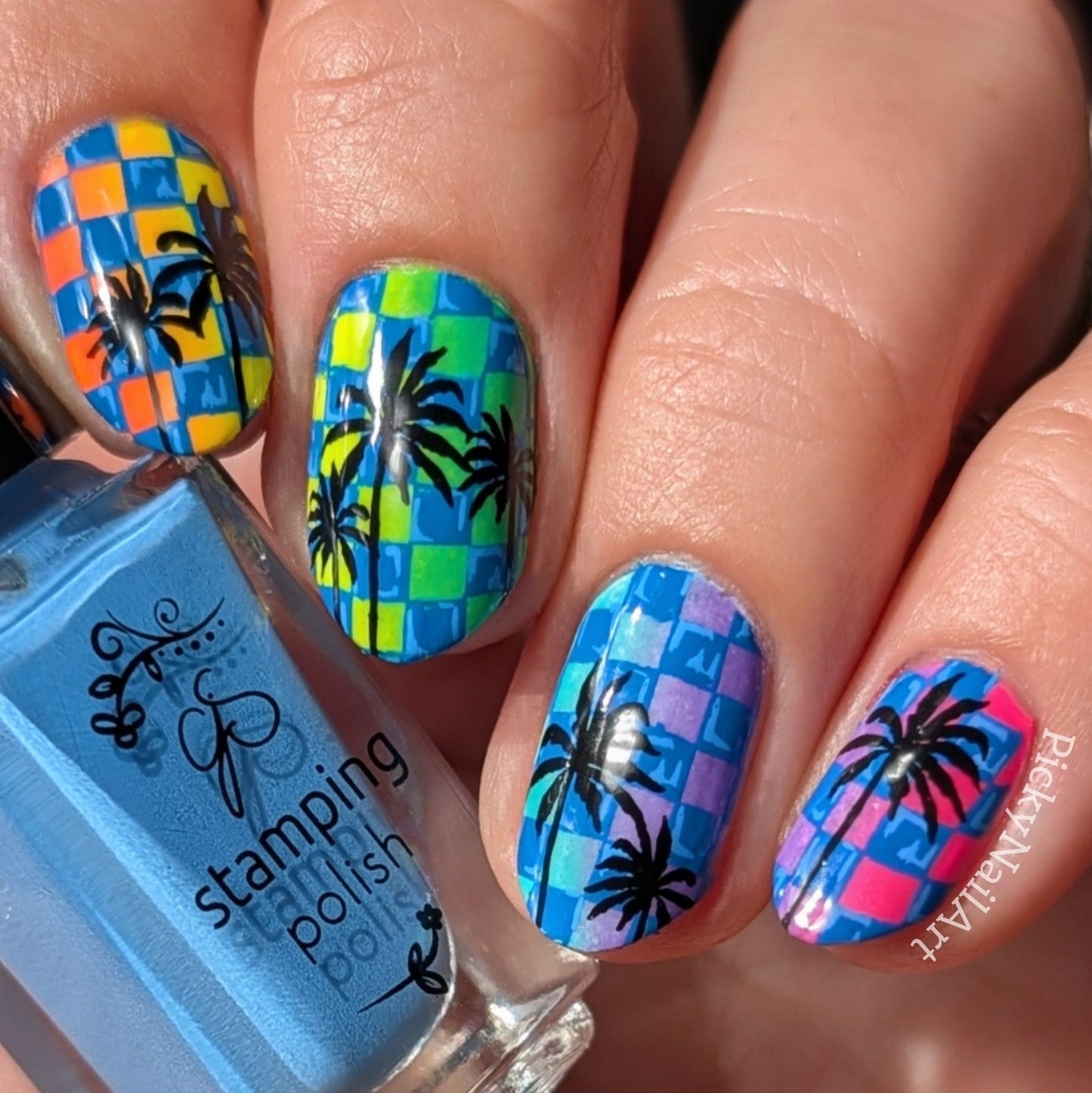 Catch Me by the Sea (CjS-380) Steel Nail Art Layered Stamping Plate