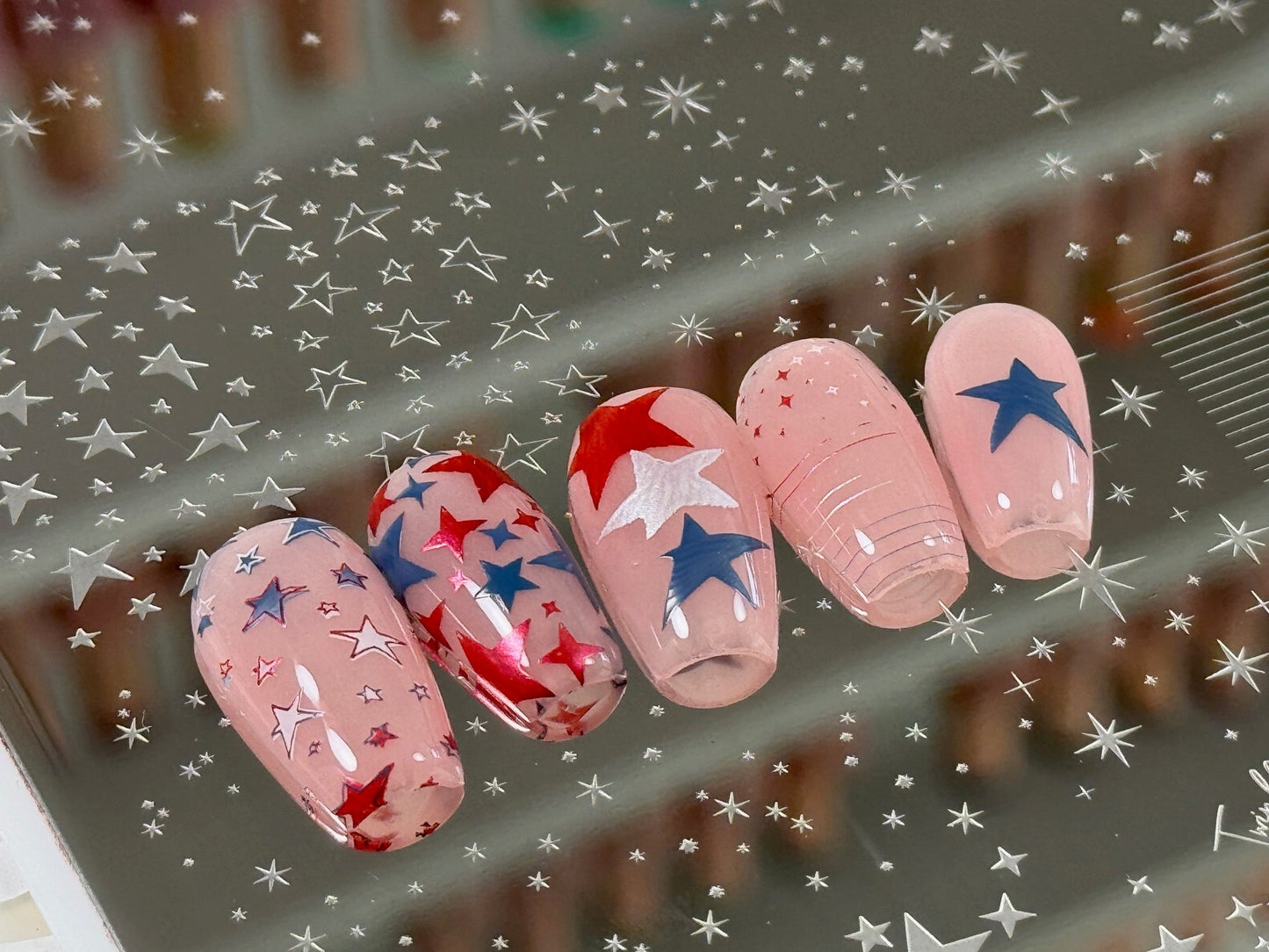 Twinkle Twinkle (CjS-384) Steel Nail Art Layered Stamping Plate