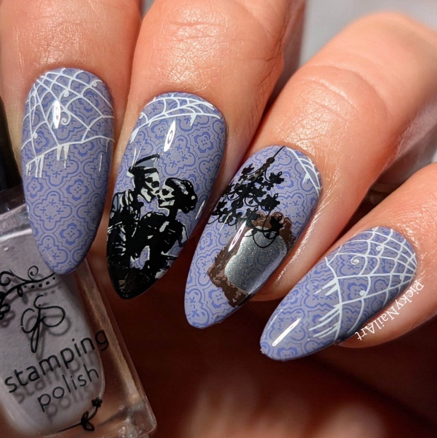 Spooktacular (CjSH-116) Steel Nail Art Layered Stamping Plate