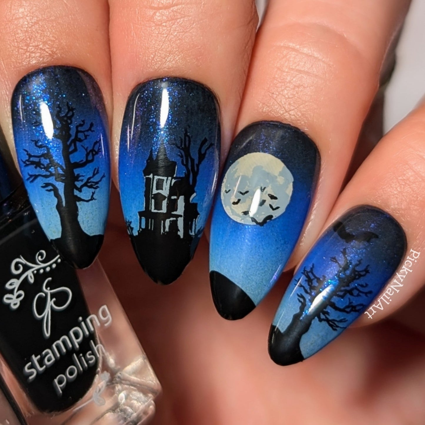 Spooktacular (CjSH-116) Steel Nail Art Layered Stamping Plate