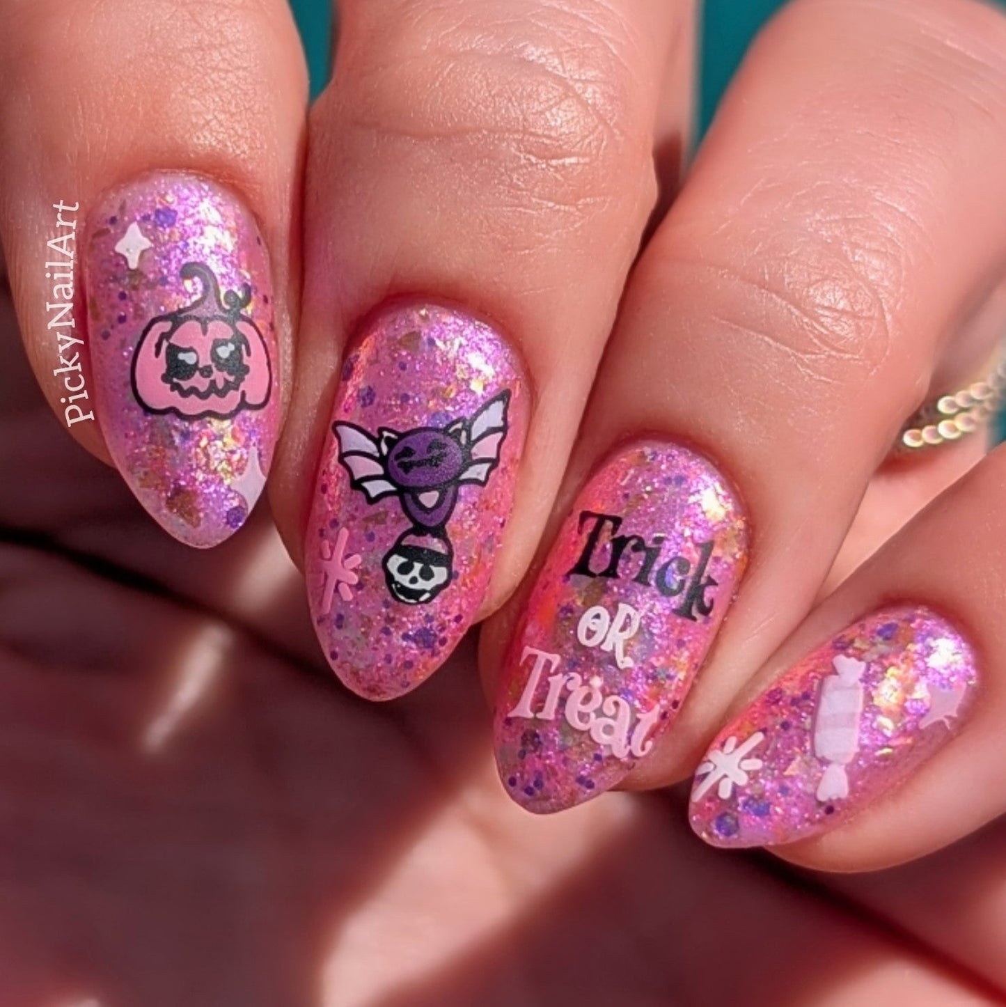 Ghoulish Giggles (CjSH-121) Steel Nail Art Layered Stamping Plate