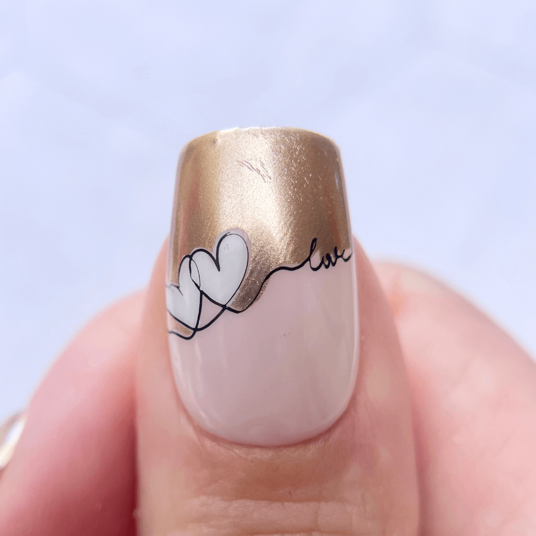 Forever Yours (CjSV-44) Steel Nail Art Stamping Plate