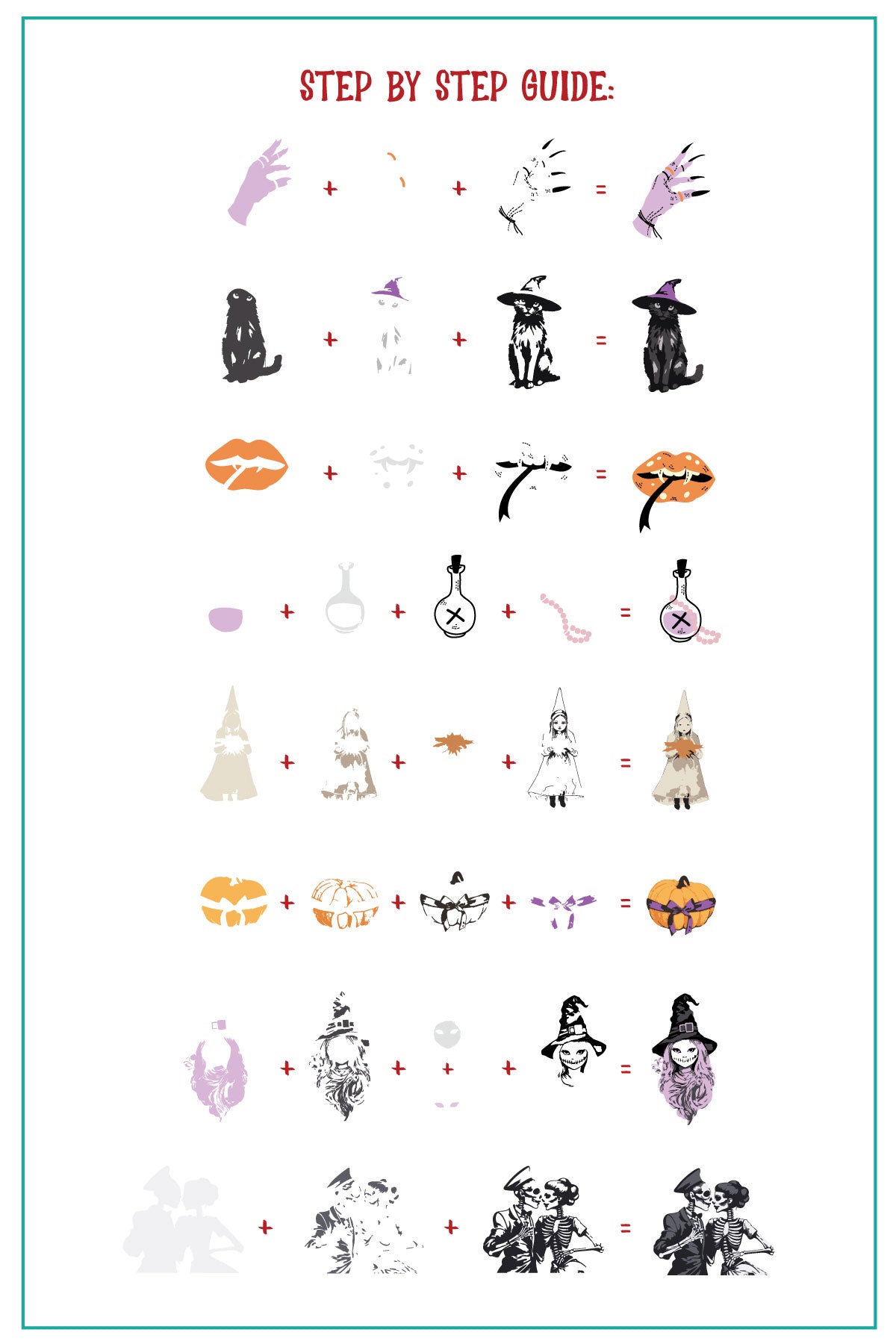 Spooktacular (CjSH-116) Steel Nail Art Layered Stamping Plate